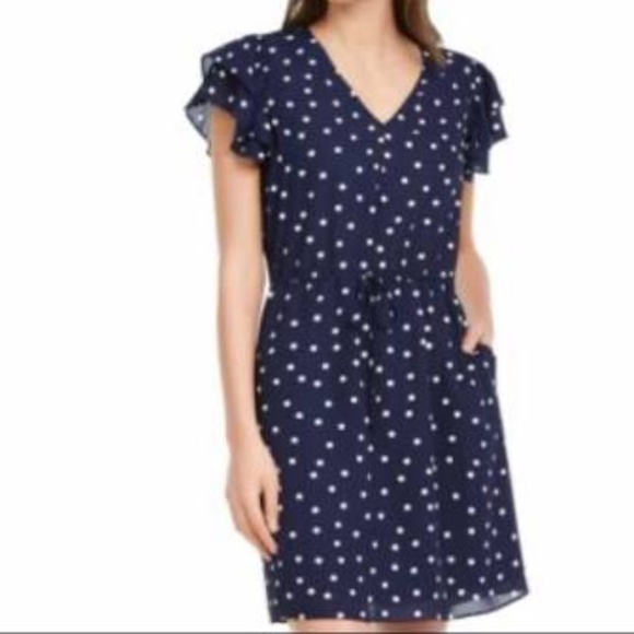 Maison Jules Flutter-Sleeve Mini Dress - Picture 1 of 12